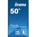 iiyama ProLite LH5060UHS-B1AG - 50" Třída úhlopříčky (49.5" zobrazitelný) displej LCD s LED podsvíc