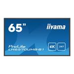iiyama ProLite LH6570UHB-B1 - 65" Třída úhlopříčky (64.5" zobrazitelný) displej LCD s LED podsvícením - digital signage