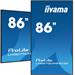 iiyama ProLite LH8675UHS-B1AG - 86" Třída úhlopříčky (85.6" zobrazitelný) displej LCD s LED podsvíc