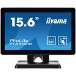 iiyama ProLite T1633MC-B1 - LED monitor - 15.6" - dotykový displej - 1366 x 768 - TN - 300 cd/m2 -