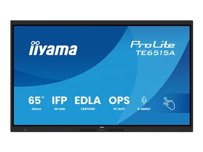 iiyama ProLite TE6515A-B2AG - 65" Trída úhloprícky (64.5" zobrazitelný) displej LCD s LED podsvícením - interaktivní dig