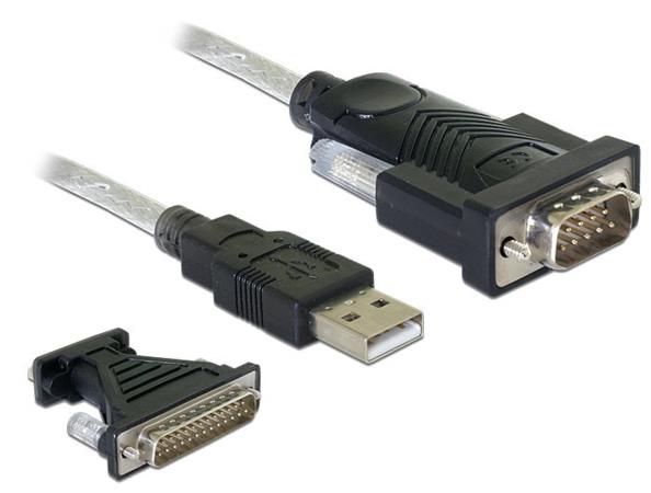 Adapter USB 2.0 Type-A to 1 x Serial RS-, Adapter USB 2.0 Type-A to 1 x ...