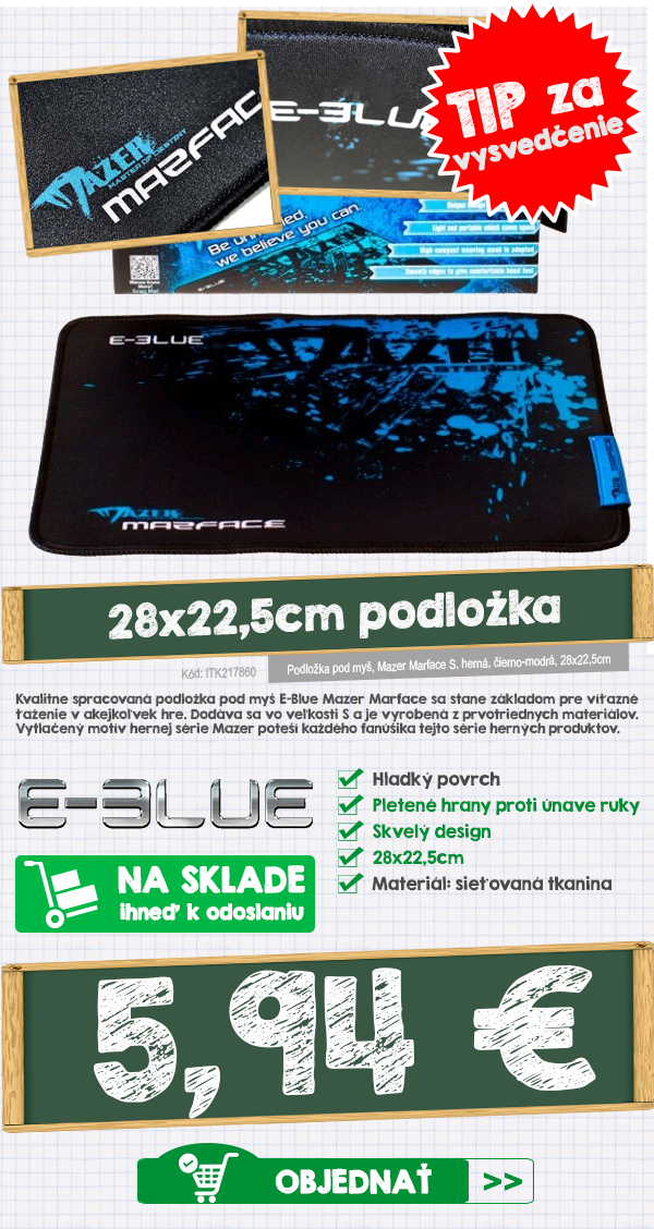 Šikovná podložka pod myš, ktorá dostane každého nadšenca Šikovná podložka pod myš, ktorá dostane každého nadšenca