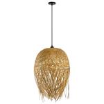 IMMAX BOHO HILO designové závěsné svítidlo, D45cm, E27, bambus 08271L