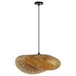 IMMAX BOHO HILO designové závěsné svítidlo, D60cm, E27, bambus 08269L