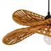 IMMAX BOHO MARIPOSA designové závěsné svítidlo, D50cm, E27, přírodní juta 08265L