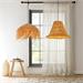 IMMAX BOHO NATURALEZA designové závěsné svítidlo, D55cm, E27, přírodní ratan 08272L