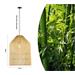 IMMAX BOHO PELO designové závěsné svítidlo, D35cm, E27, přírodní ratan 08259L