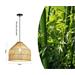 IMMAX BOHO PELO designové závěsné svítidlo, D40cm, E27, přírodní ratan 08264L