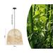 IMMAX BOHO PELO designové závěsné svítidlo, D50cm, E27, přírodní ratan 08263L