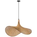 IMMAX BOHO SOMBRERO designové závěsné svítidlo D80cm, E27, přírodní ratan 08290L