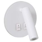 IMMAX GOAL designové nástěnné LED svítidlo, 2 vypínače, 6W, bílé 08275L