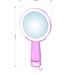 IMMAX LED kosmetické zrcátko SWEET Make up/ oboustranné/ 10x zvětšovací/ CCT/ stojánek na mobil/ růžové 09102L