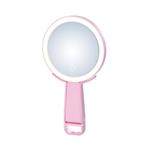 IMMAX LED kosmetické zrcátko SWEET Make up/ oboustranné/ 10x zvětšovací/ CCT/ stojánek na mobil/ růžové 09102L