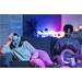 IMMAX LED relaxační lampička FLAMINGO/ Qi nabíjení/ budík/ RGB/ 300lm/ USB výstup/ BT 5.1/ stříbrná 08987L