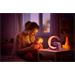 IMMAX LED relaxační lampička FLAMINGO/ Qi nabíjení/ budík/ RGB/ 300lm/ USB výstup/ BT 5.1/ zlatá 08986L