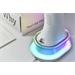 IMMAX LED stolní lampička CORELLA/ Qi nabíjení/ 7W/ 5V/2,1 A/ RGB podsvícení/ stmívatelná/ USB/ bílá + zlaté prvk 08974L