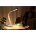 IMMAX LED stolní lampička CORELLA/ Qi nabíjení/ 7W/ 5V/2,1 A/ RGB podsvícení/ stmívatelná/ USB/ bílá + zlaté prvk 08974L