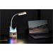 IMMAX LED stolní lampička FRESHMAN s RGB podsvícením/ 10W/ 350lm/ 5V/2A/ držák na tužky/ bílá 08980L