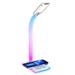 IMMAX LED stolní lampička GAMER RGB/ Qi nabíjení/ RGB/ 250lm/ 5V/2,1A/ USB výstup/ bílá 08988L