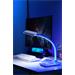 IMMAX LED stolní lampička GAMER RGB/ Qi nabíjení/ RGB/ 250lm/ 5V/2,1A/ USB výstup/ bílá 08988L