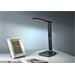 IMMAX LED stolní lampička Kingfisher/ 9W/ 450lm/ 12V/1A/ 3 různé barvy světla/ sklápěcí rameno/ USB/ černá 08930L