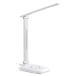 IMMAX LED stolní lampička LUMI/ Qi nabíjení/ 7W/ 300lm/ 12V/2A/ stmívatelná/ bílá 09107L