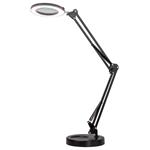 IMMAX LED stolní lampička ZOOM/ s lupou/ 12W/ 5V/2A/ stmívatelná/ černá 08977L