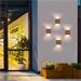 IMMAX LUXLINE venkovní LED nástěnné osvětlení, 6W, 3000K, 240V, IP54, ořechové dřevo 08523L