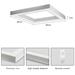 IMMAX NEO CANTO SLIM SMART stropní svítidlo 80x80cm 60W Zigbee 3.0, TUYA, bílé 07240L