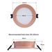 IMMAX NEO DOWN podhledové (stropní) svítidlo, 12cm, 12W, BEACON, CCT, měď/Rose gold, Wi-Fi, TUYA 07330L