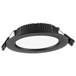 IMMAX NEO DOWN podhledové (stropní) svítidlo, 12cm, 12W, s podporou BEACON, CCT, stmívatelné, Wi-Fi, TUYA, černé 07296L