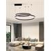 IMMAX NEO FINO NEW SMART závěsné svítidlo 2 kruhy, 60+80cm, 93W, černé, Zigbee 3.0, TUYA 07216L
