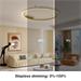 IMMAX NEO FINO SMART LED stropní (nástěnné) svítidlo zlaté 80cm 55W 4285lm, DO, Zigbee 3.0 TUYA 07291-80G