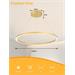 IMMAX NEO FINO SMART závěsné svítidlo 1 kruh, 80cm, 60W, zlaté, Zigbee 3.0, TUYA 07159-G80