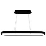 IMMAX NEO HIPODROMO Smart závěsné svítidlo 120x30cm 42W černé 07078L
