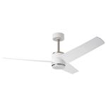 IMMAX NEO LITE BEAUTY SMART LED stropní svítidlo s ventilátorem 18W, Wi-Fi, TUYA, bílo-stříbrné 07282L