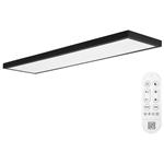 IMMAX NEO LITE FRAME SMART stropní svítidlo 120x30cm, IP44, CCT, s podporou BEACON, Wi-Fi, TUYA, černé 07278L