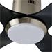 IMMAX NEO LITE PURE SMART LED stropní svítidlo s ventilátorem 24W, Wi-Fi, TUYA, černo-stříbrné 07283L