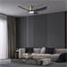 IMMAX NEO LITE PURE SMART LED stropní svítidlo s ventilátorem 24W, Wi-Fi, TUYA, černo-stříbrné 07283L