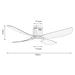 IMMAX NEO LITE PURE SMART LED stropní svítidlo s ventilátorem 24W, Wi-Fi, TUYA, černo-stříbrné 07283L