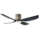 IMMAX NEO LITE PURE SMART LED stropní svítidlo s ventilátorem 24W, Wi-Fi, TUYA, černo-stříbrné 07283L