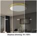 IMMAX NEO LITE SEMPLICI SMART LED stropní svítidlo zlaté 60cm 60W 4500 lm, BEACON gold, Wi-Fi, TUYA 07293L