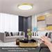 IMMAX NEO LITE SEMPLICI SMART LED stropní svítidlo zlaté 60cm 60W 4500 lm, BEACON gold, Wi-Fi, TUYA 07293L