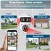 IMMAX NEO LITE SMART Security venkovní kamera TRIPLE 355° 90° P/T, Wi-Fi, IP65, ONVIF, 2MP+2MP+2MP, TUYA 07823L