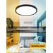IMMAX NEO LITE TUDO SMART stropní svítidlo RGB podsvícení 60cm 65W s podporou BEACON, Wi-Fi, TUYA, černé 07170-B60