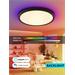 IMMAX NEO LITE TUDO SMART stropní svítidlo RGB podsvícení 60cm 65W s podporou BEACON, Wi-Fi, TUYA, černé 07170-B60