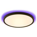 IMMAX NEO LITE TUDO SMART stropní svítidlo RGB podsvícení 60cm 65W s podporou BEACON, Wi-Fi, TUYA, černé 07170-B60