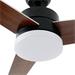 IMMAX NEO LITE VARIABLE SMART LED stropní svítidlo s ventilátorem 24W, Wi-Fi, TUYA, černo-hnědo-stříbrné 07285L