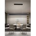 IMMAX NEO MILANO SMART závěsné lineární svítidlo 120cm, CCT 40W/RGB 18W, černé Zigbee 3.0, TUYA 07157-B120X